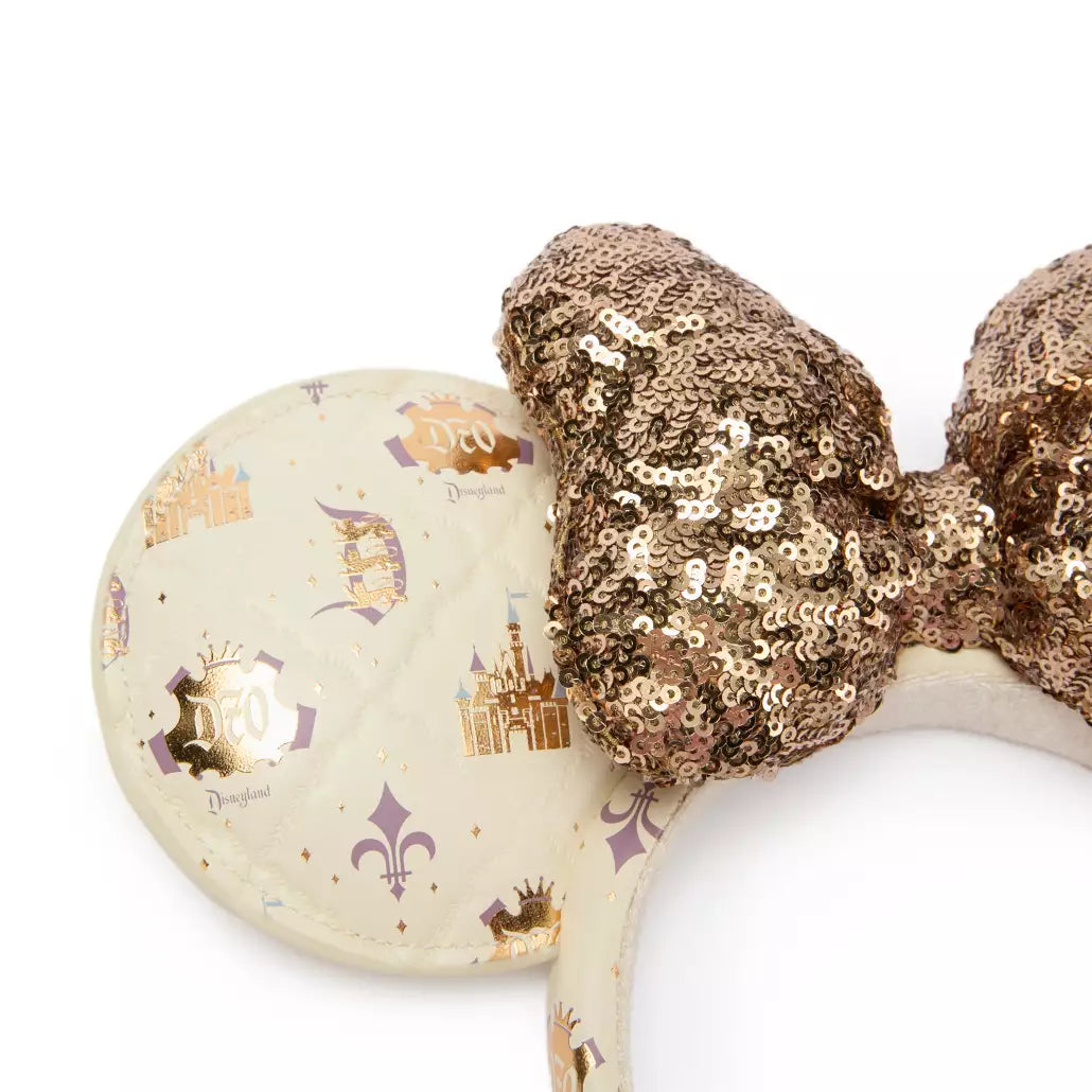 "Pre-Order" HKDL - Minnie Mouse Ears Headband for Adults, Disneyland 70th Anniversary