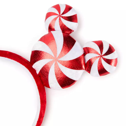 "Pre-Order" HKDL - Mickey Mouse Peppermint Swirl Ears Headband for Adults