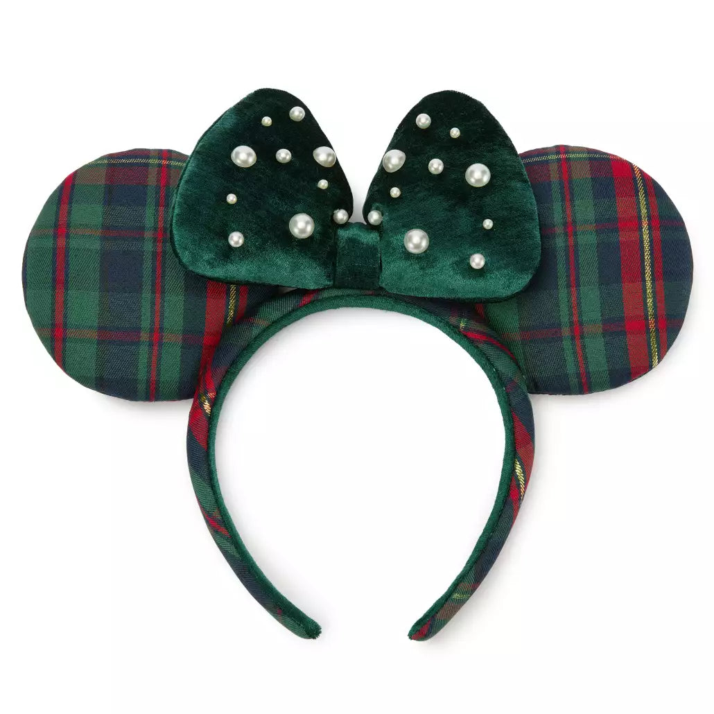 "Pre-Order" HKDL - Minnie Mouse Plaid Loungefly Ears Headband for Adults