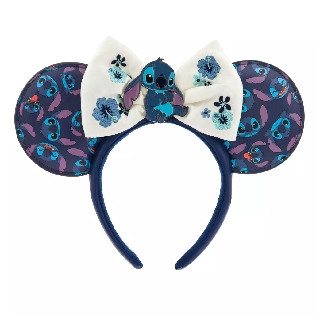 HKDL/SHDR - Stitch x Minnie Mouse Ears Headband, Lilo & Stitch【Ready Stock】