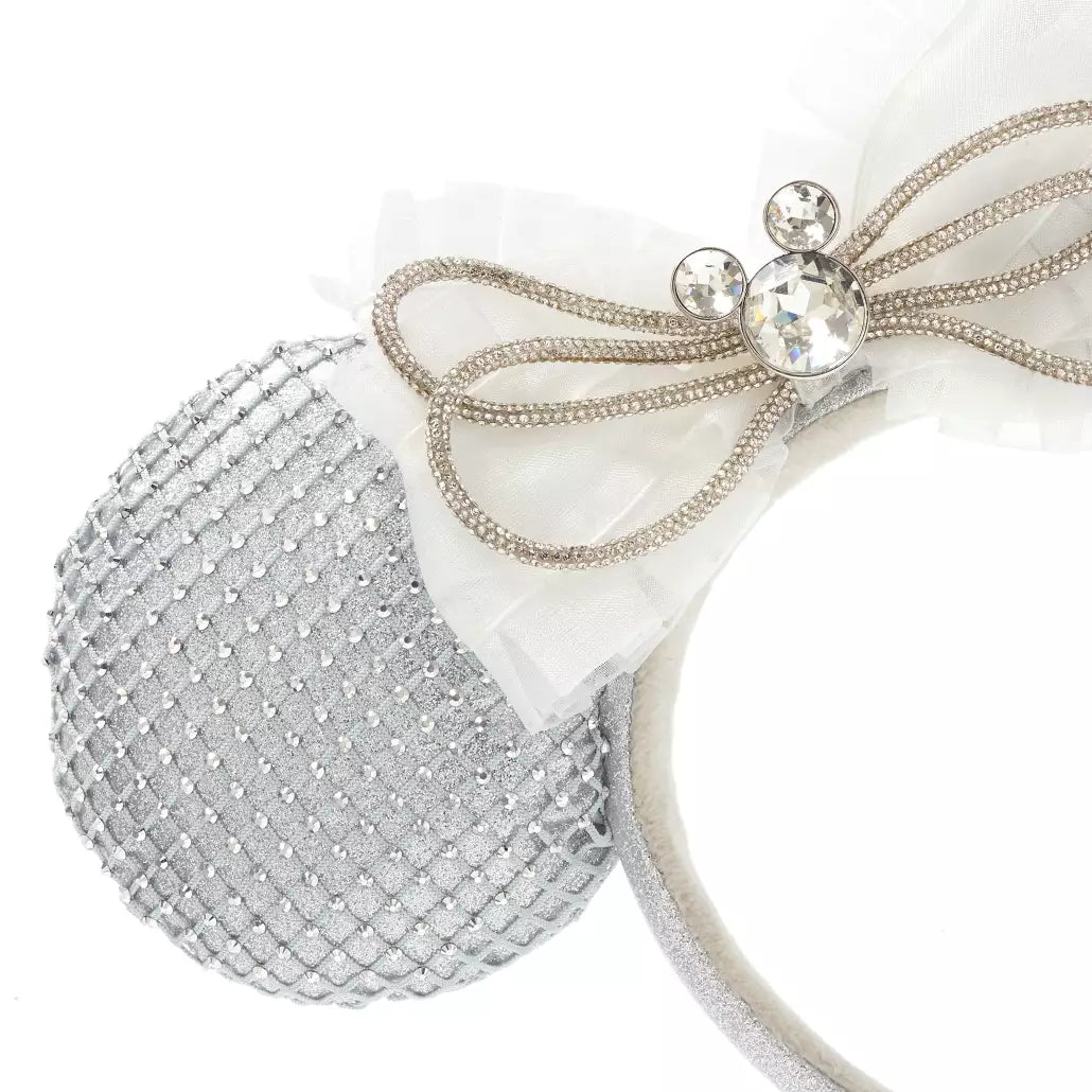 “Pre-Order” HKDL - Minnie Mouse Holiday Gem Ears Headband for Adults