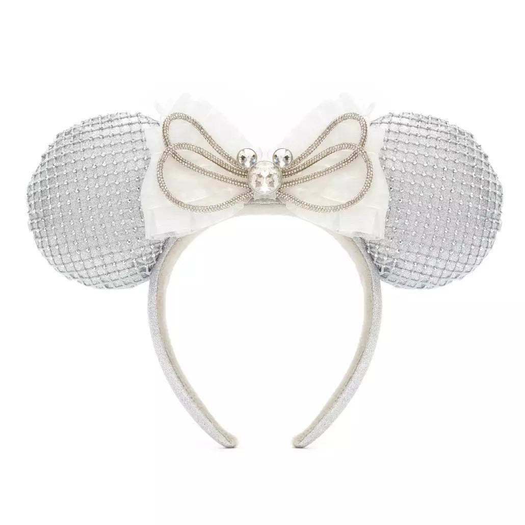 “Pre-Order” HKDL - Minnie Mouse Holiday Gem Ears Headband for Adults
