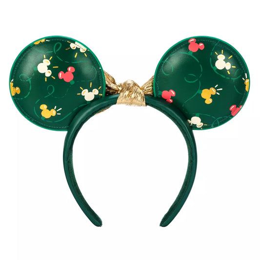 "Pre-Order" HKDL - Mickey Mouse Icon Holiday Lights Ears Headband for Adults
