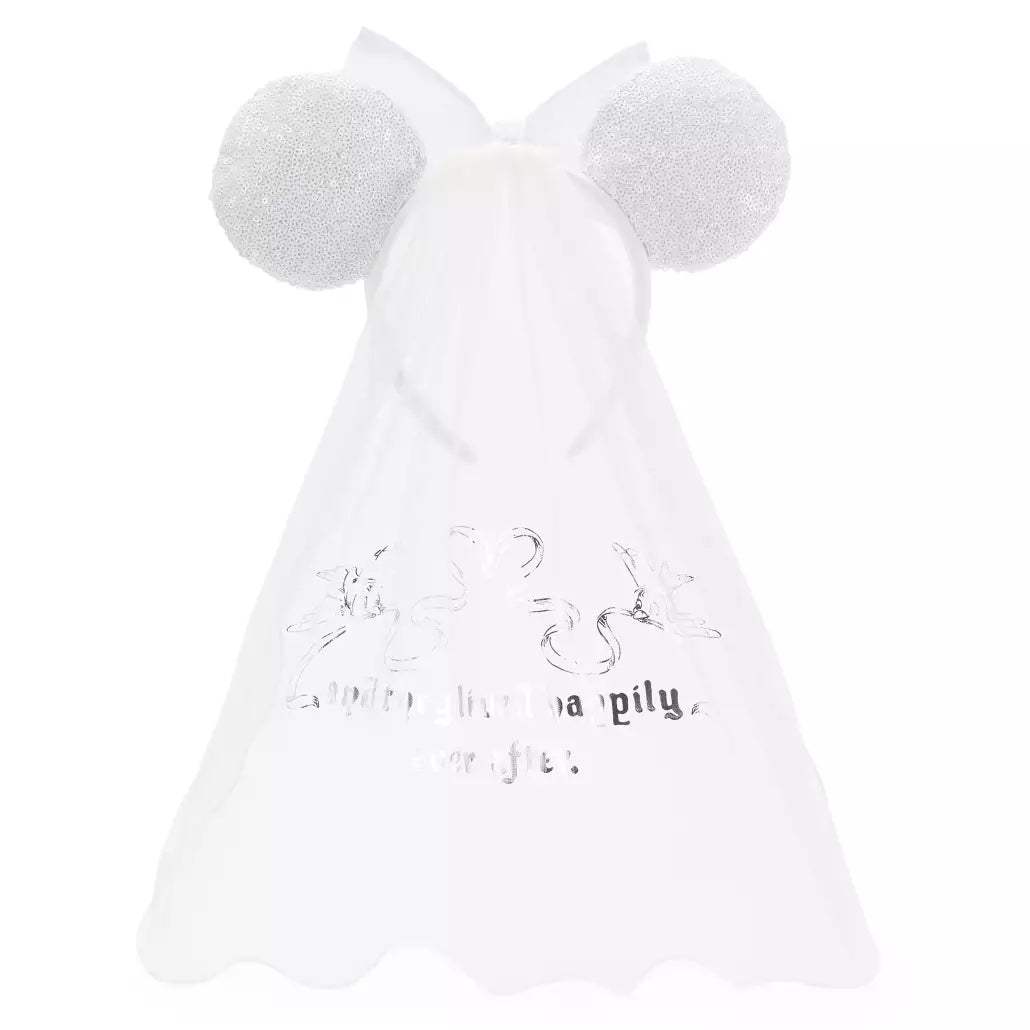 "Pre-Order" HKDL - Cinderella Ears Headband Bridal Veil for Adults