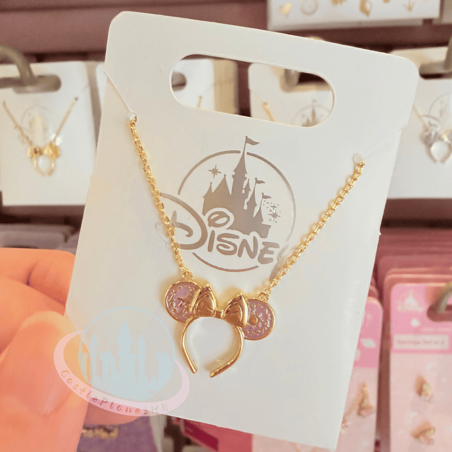 "Pre-Order" HKDL - Rapunzel Minnie Mouse Ear Headband Necklace