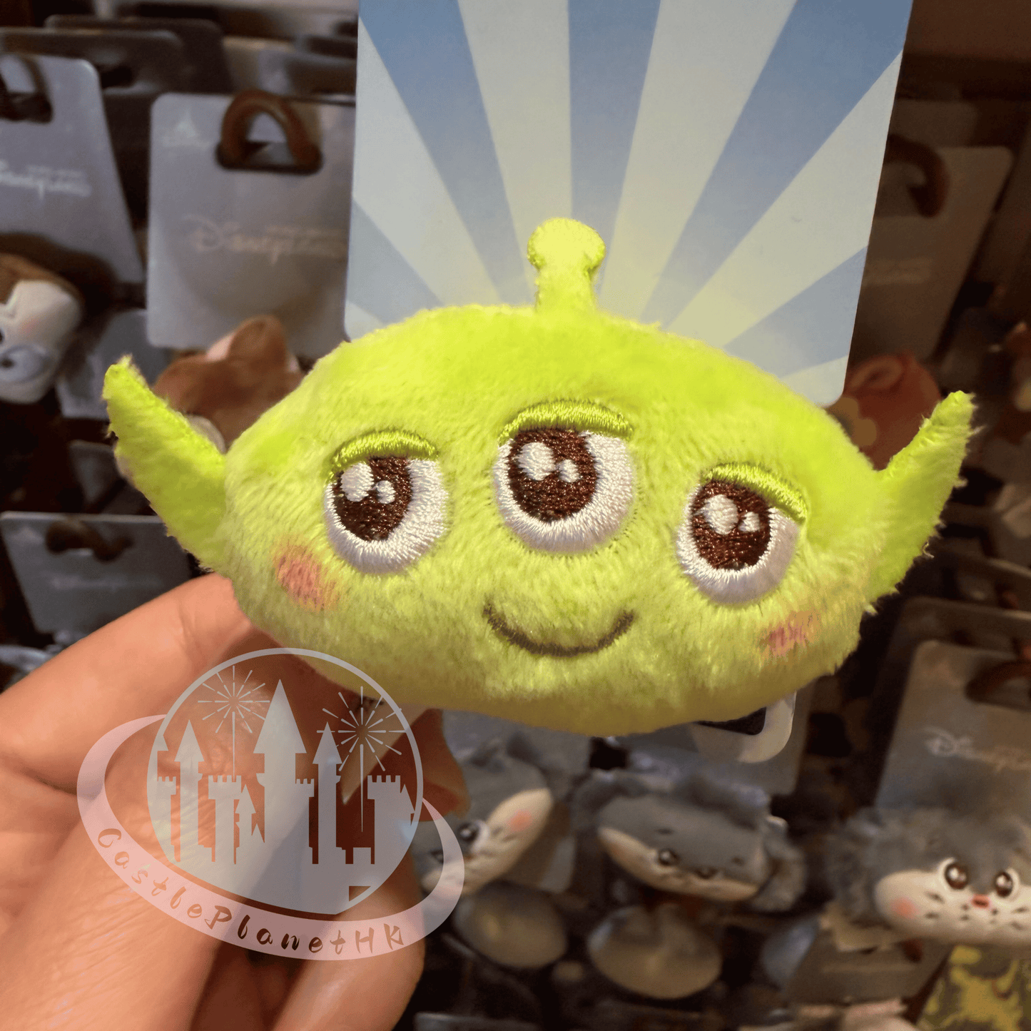 "Pre-Order" HKDL - Alien Head Plush Hair Scrunchie Accessories, Cute Style 2026