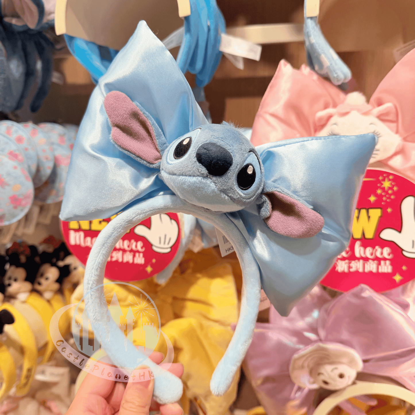 "Pre-Order" HKDL - Stitch Big Bow ears Headband for Adults