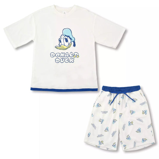 “Pre-Order” JDS - Donald Short Sleeve T-Shirt and Pants Set Loungewear with Drawstring Bag, DONALD MOKOMOKO BIRTHDAY