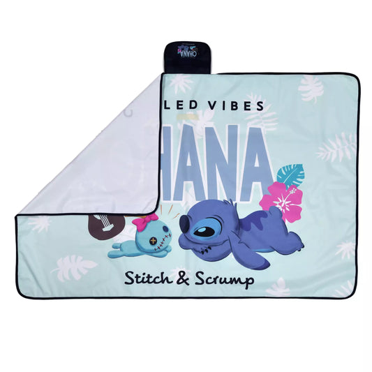 “Pre-Order” JDS - Stitch & Scrump Picnic Sheet, Disney Stitch Day Collection 2025