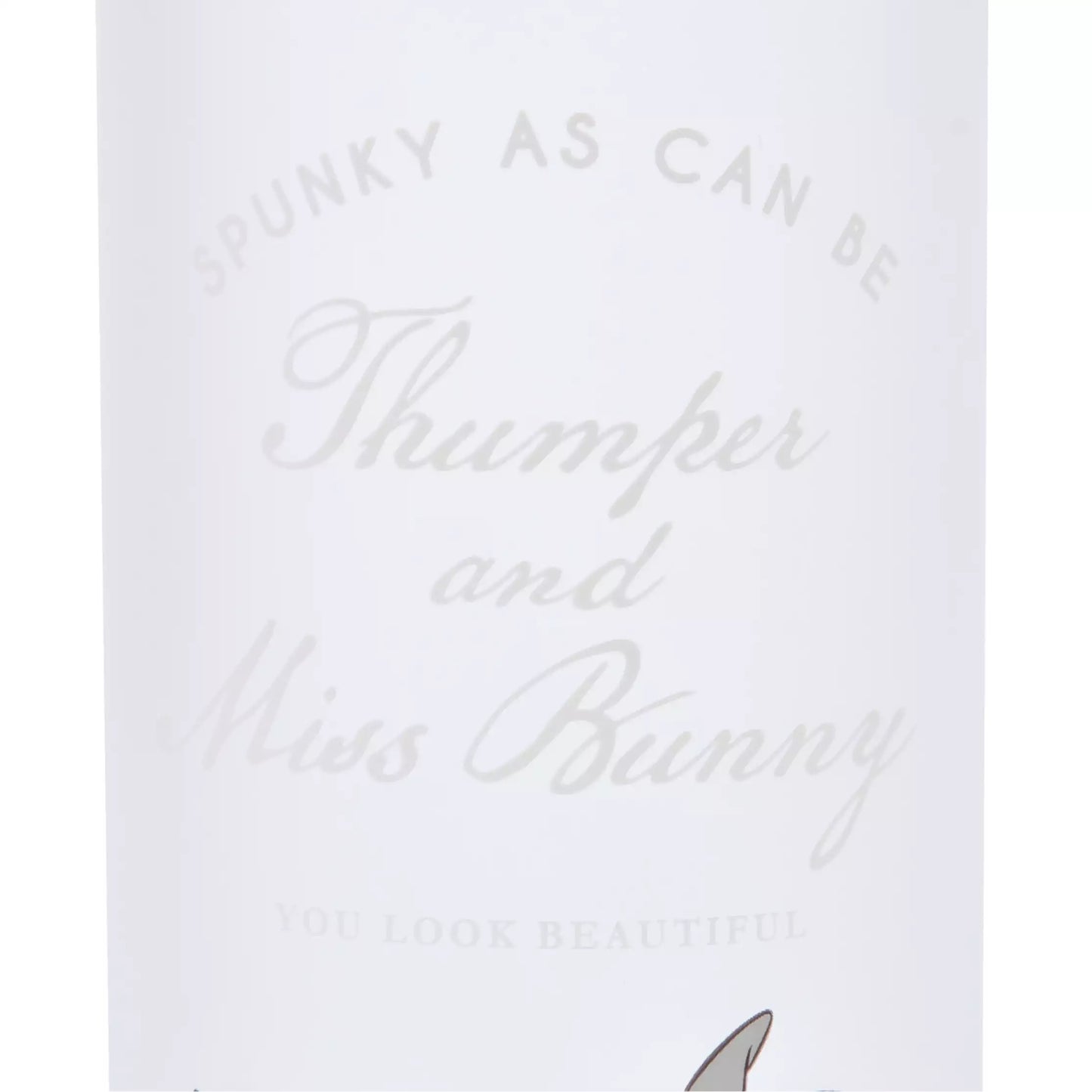"Pre-Order" JDS - Miss Bunny & Thumper Water Bottle, Pastel Bunnies "Bambi"