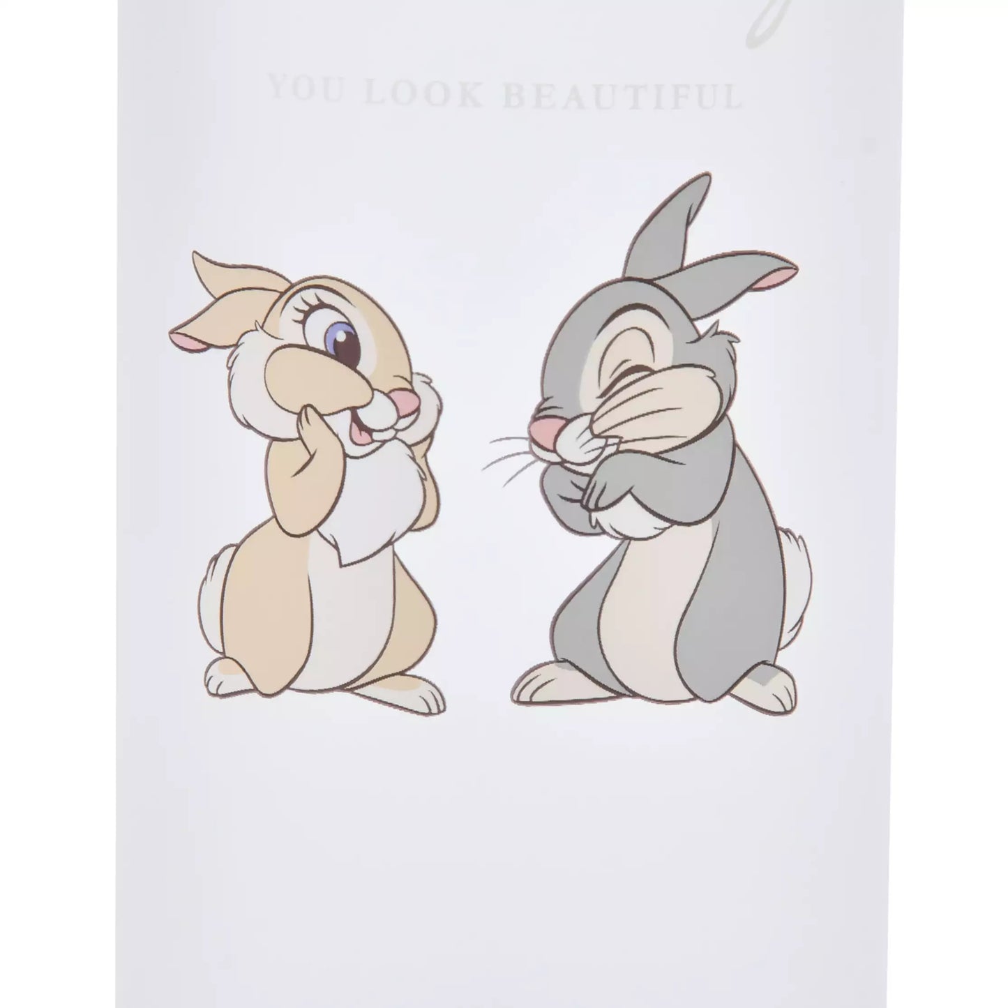 "Pre-Order" JDS - Miss Bunny & Thumper Water Bottle, Pastel Bunnies "Bambi"