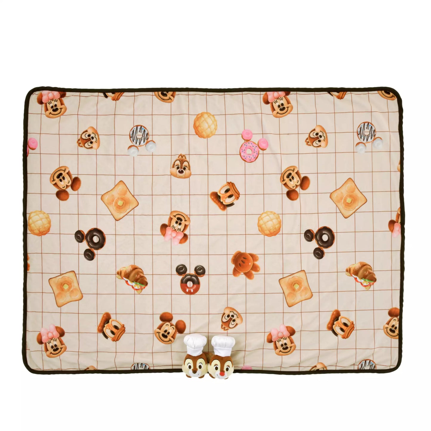 "Pre-Order" JDS - Chip & Dale Reversible Blanket with Case, MICKEY'S BAKERY