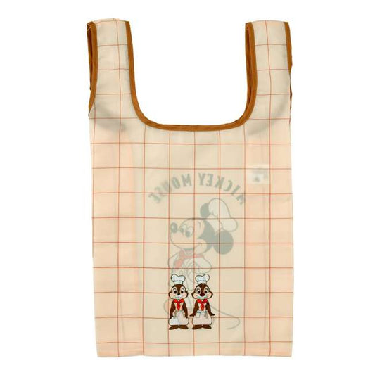 "Pre-Order" JDS - Mickey, Chip & Dale Shopping Bag/Eco Bag with Pouch, MICKEY'S BAKERY