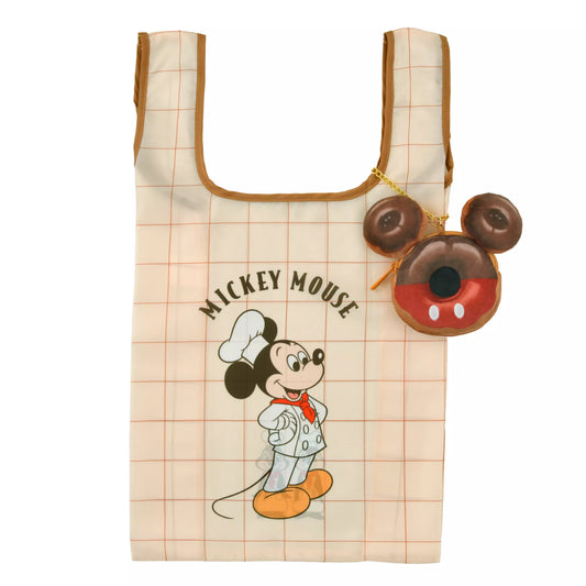 "Pre-Order" JDS - Mickey, Chip & Dale Shopping Bag/Eco Bag with Pouch, MICKEY'S BAKERY
