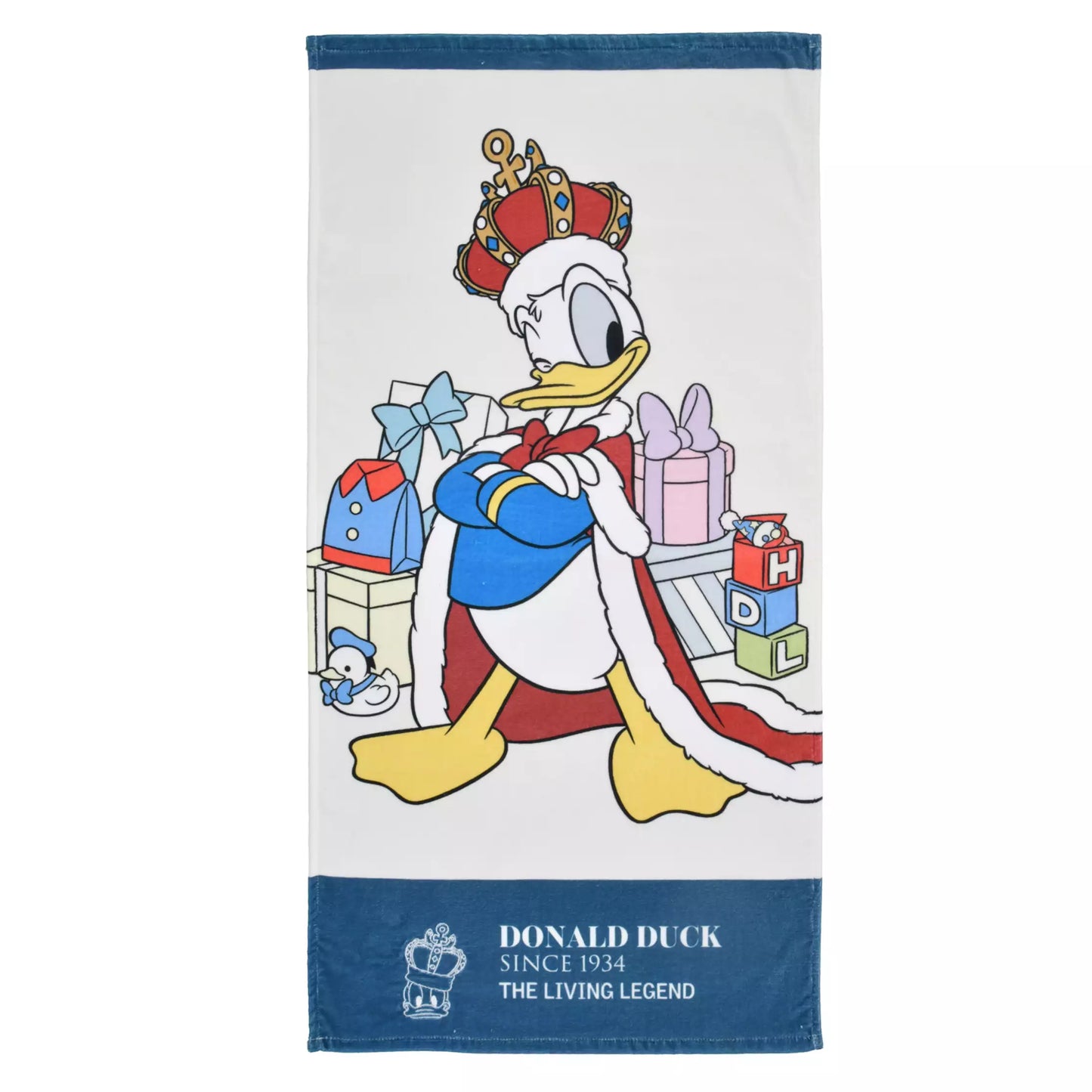 “Pre-Order” JDS - Donald Bath Towel, DONALD THE KING BIRTHDAY