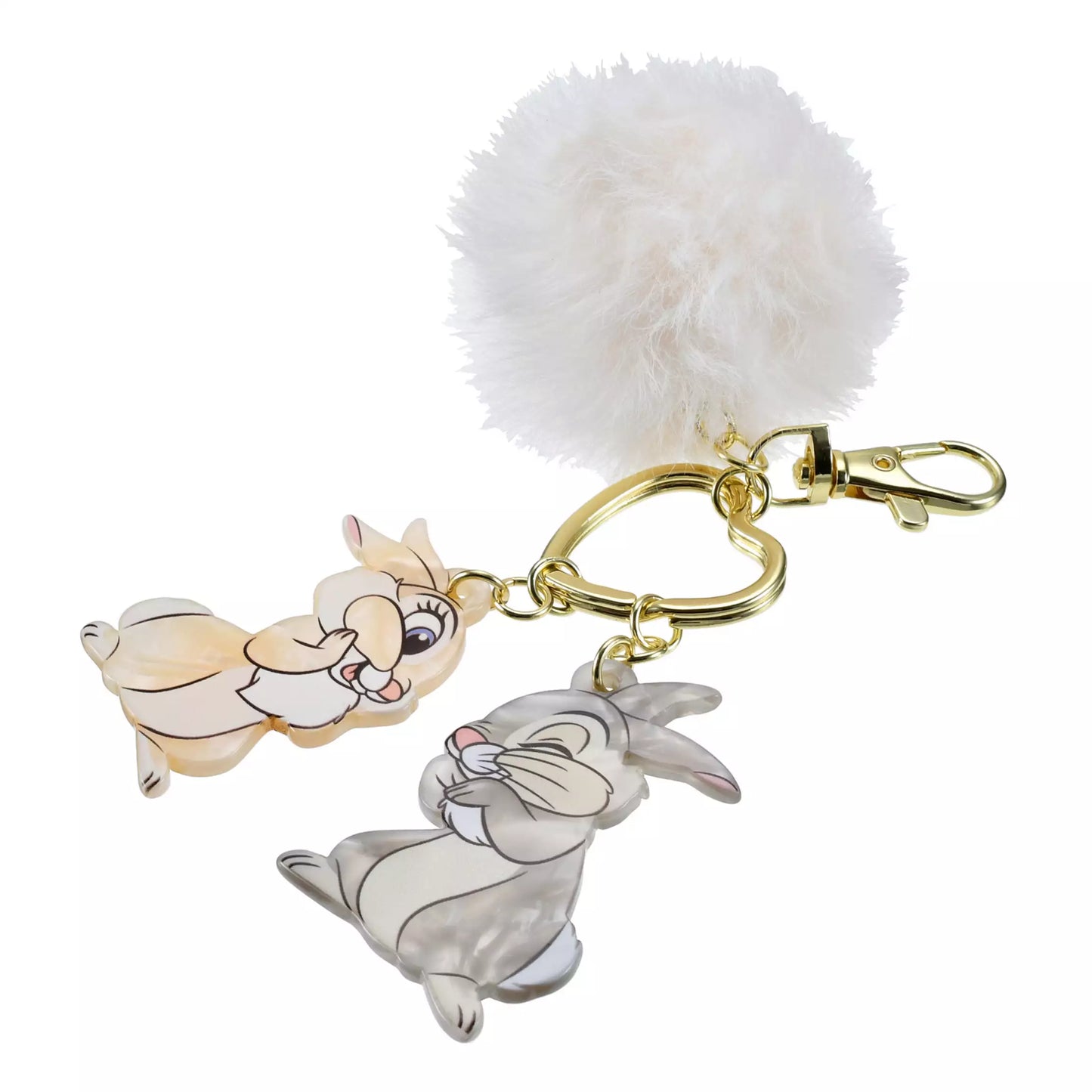 "Pre-Order" JDS - Miss Bunny & Thumper Keychain, PASTEL BUNNIES "Bambi"