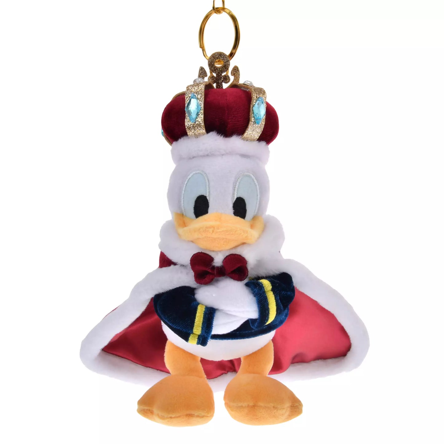 “Pre-Order” JDS/HKDL - Donald Plush Keychain, DONALD THE KING BIRTHDAY