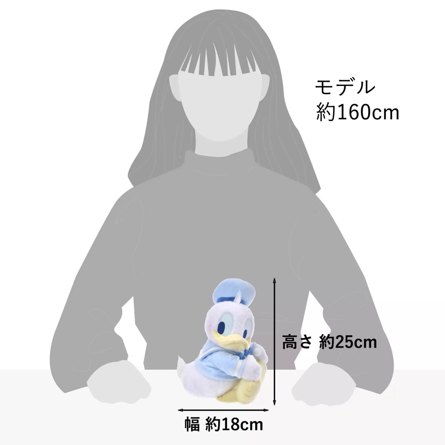 “Pre-Order” JDS/HKDL - Donald Plush Toy, DONALD MOKOMOKO BIRTHDAY