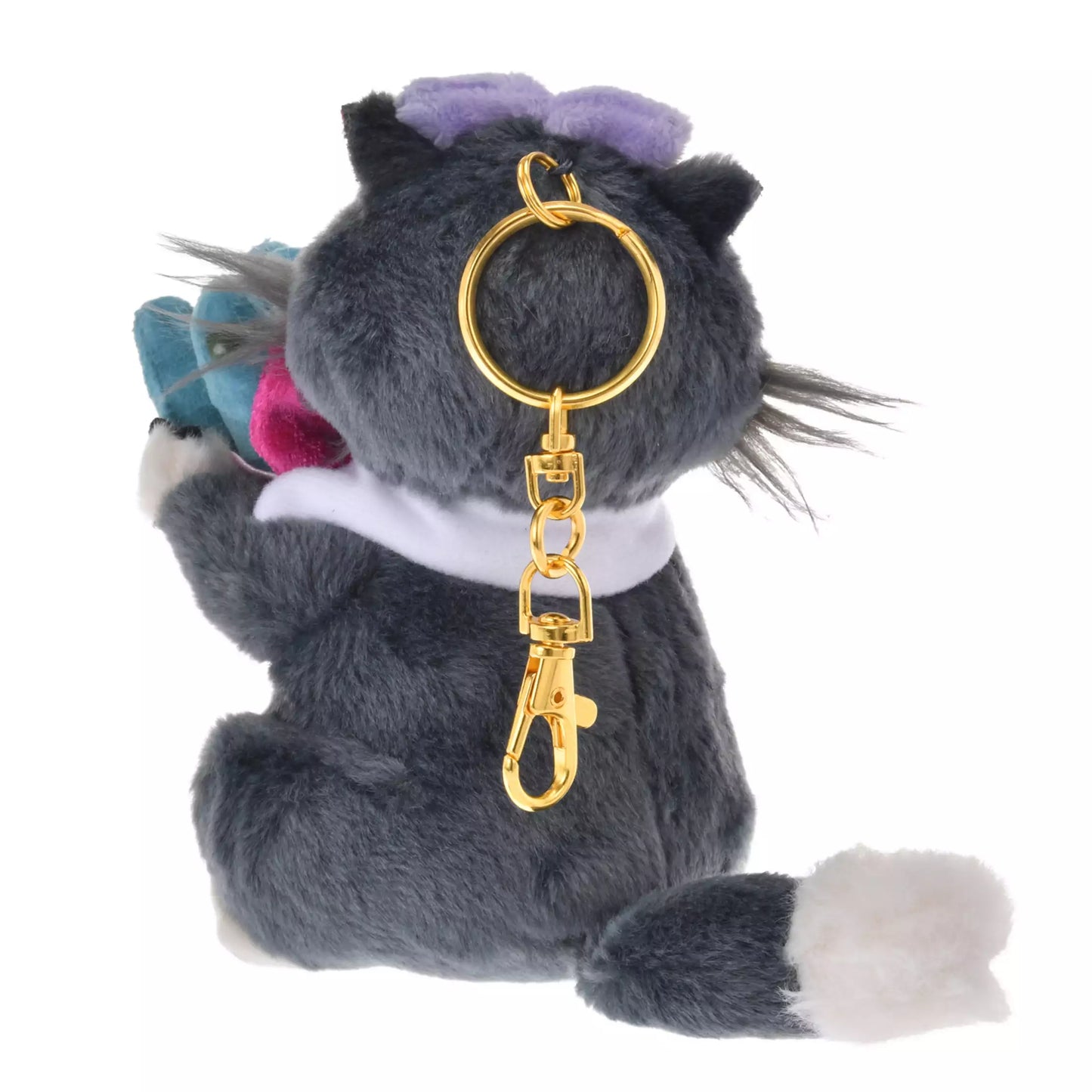 “Pre-Order” HKDL/JDS - Lucifer Plush Keychain Cinderella II Dreams Come True, WISHING YOU A LOVELY DAY