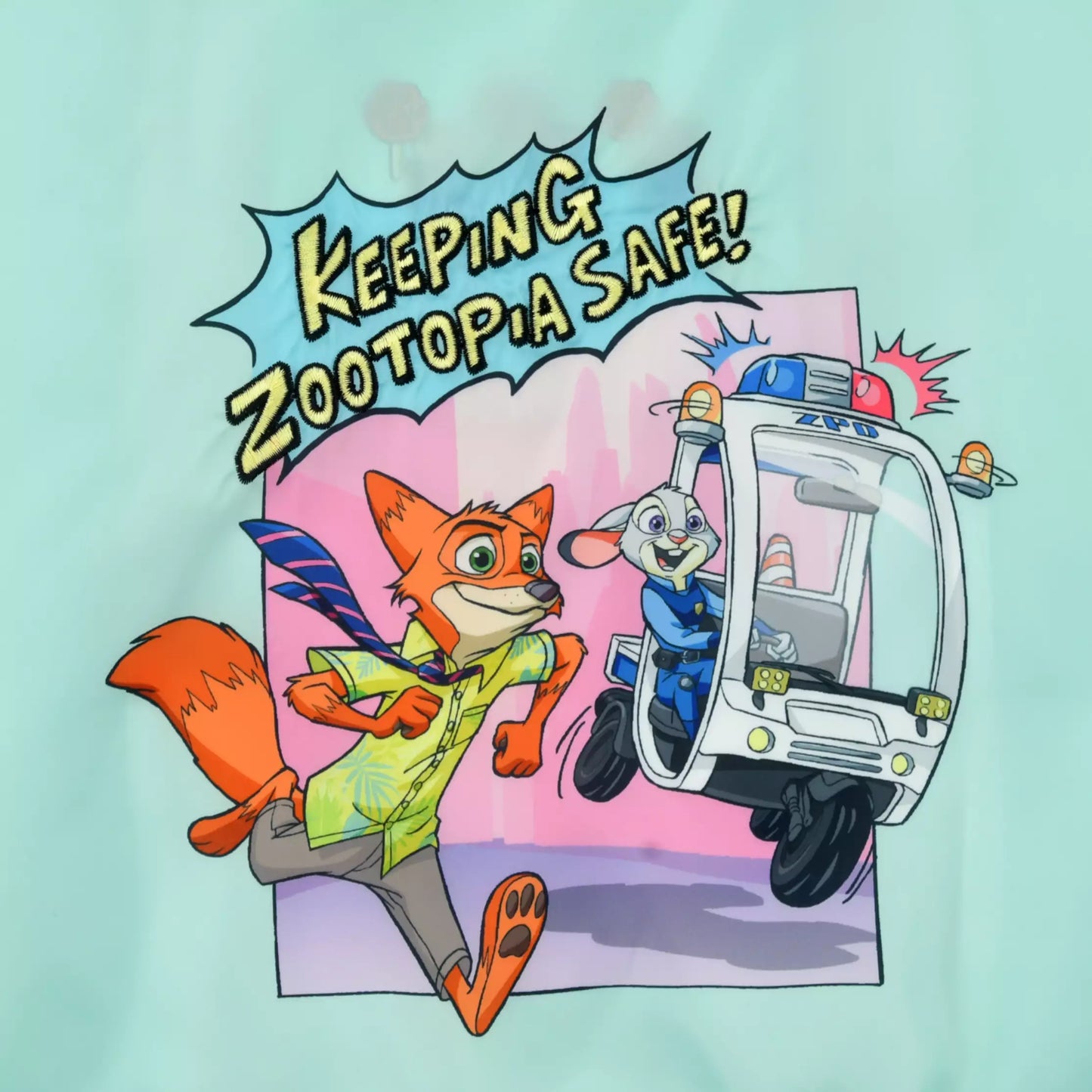 "Pre-Order" JDS - Judy Hopps & Nick Wilde, Lemming Businessman Shopping Bag/Eco Bag Embroidery Bag, ZOOTOPIA COMIC STYLE
