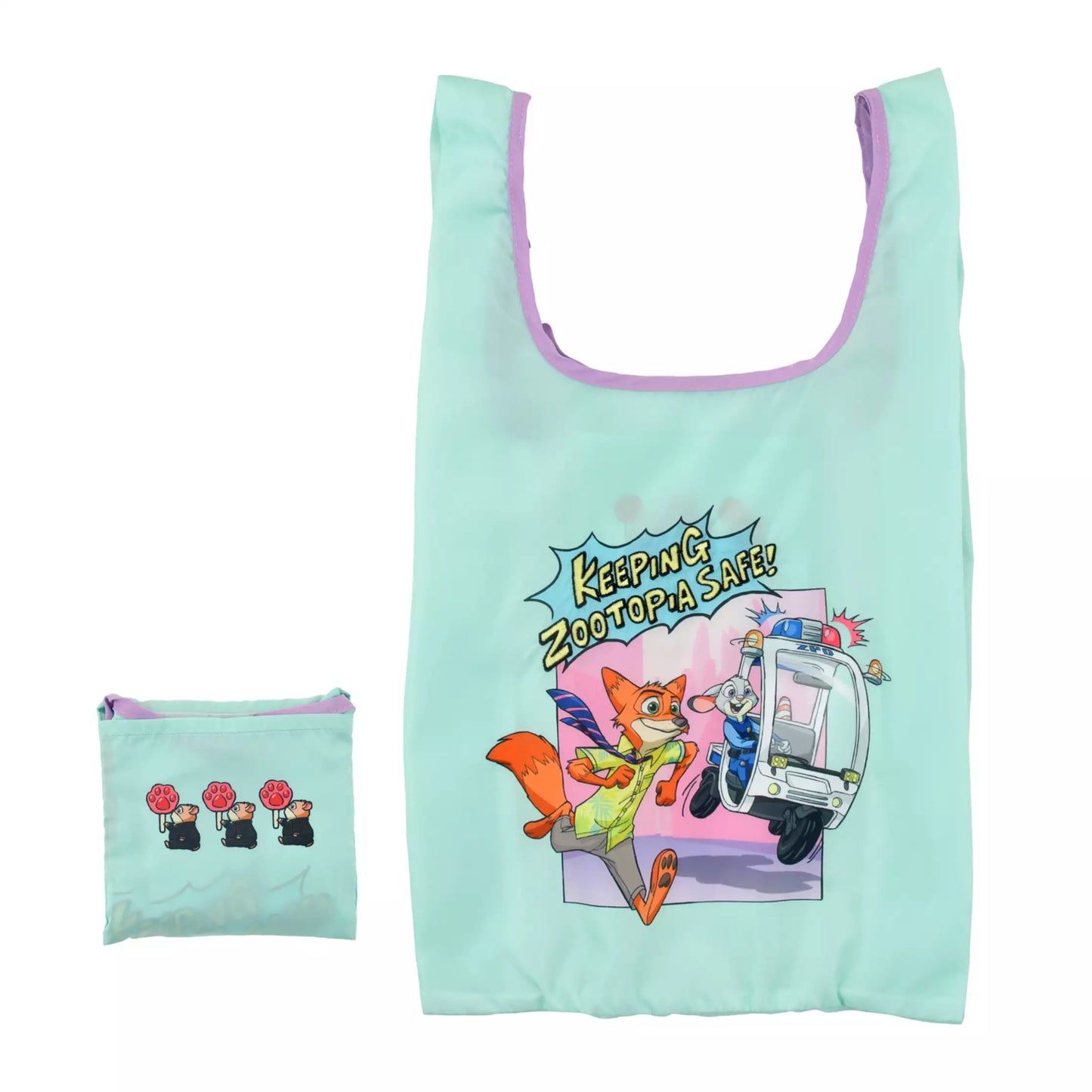 "Pre-Order" JDS - Judy Hopps & Nick Wilde, Lemming Businessman Shopping Bag/Eco Bag Embroidery Bag, ZOOTOPIA COMIC STYLE