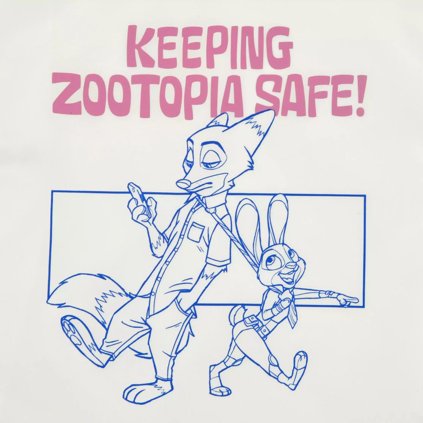 "Pre-Order" JDS - Judy Hopps & Nick Wilde Knapsack, ZOOTOPIA COMIC STYLE