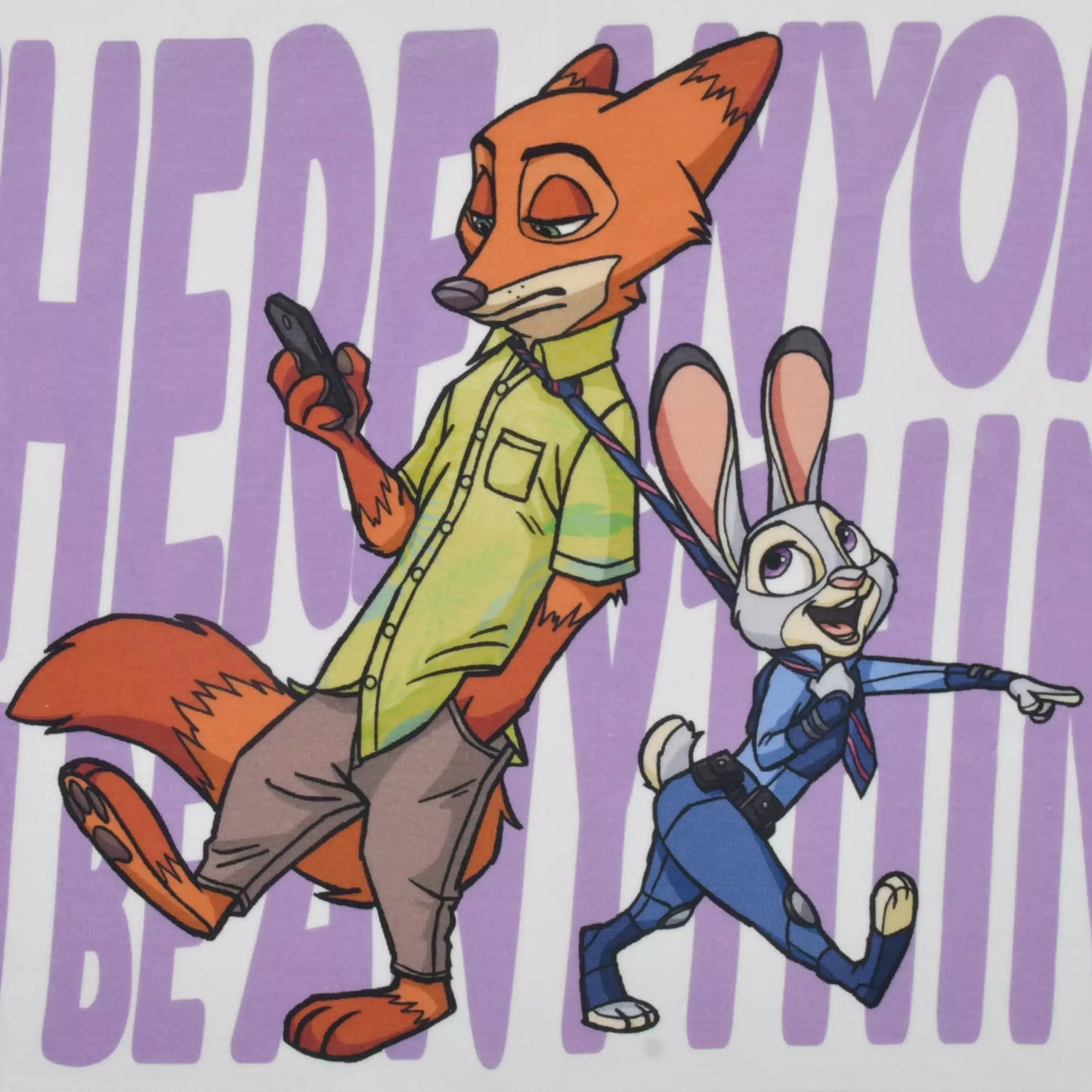 "Pre-Order" JDS - Judy Hopps & Nick Wilde Bath Towel, ZOOTOPIA COMIC STYLE