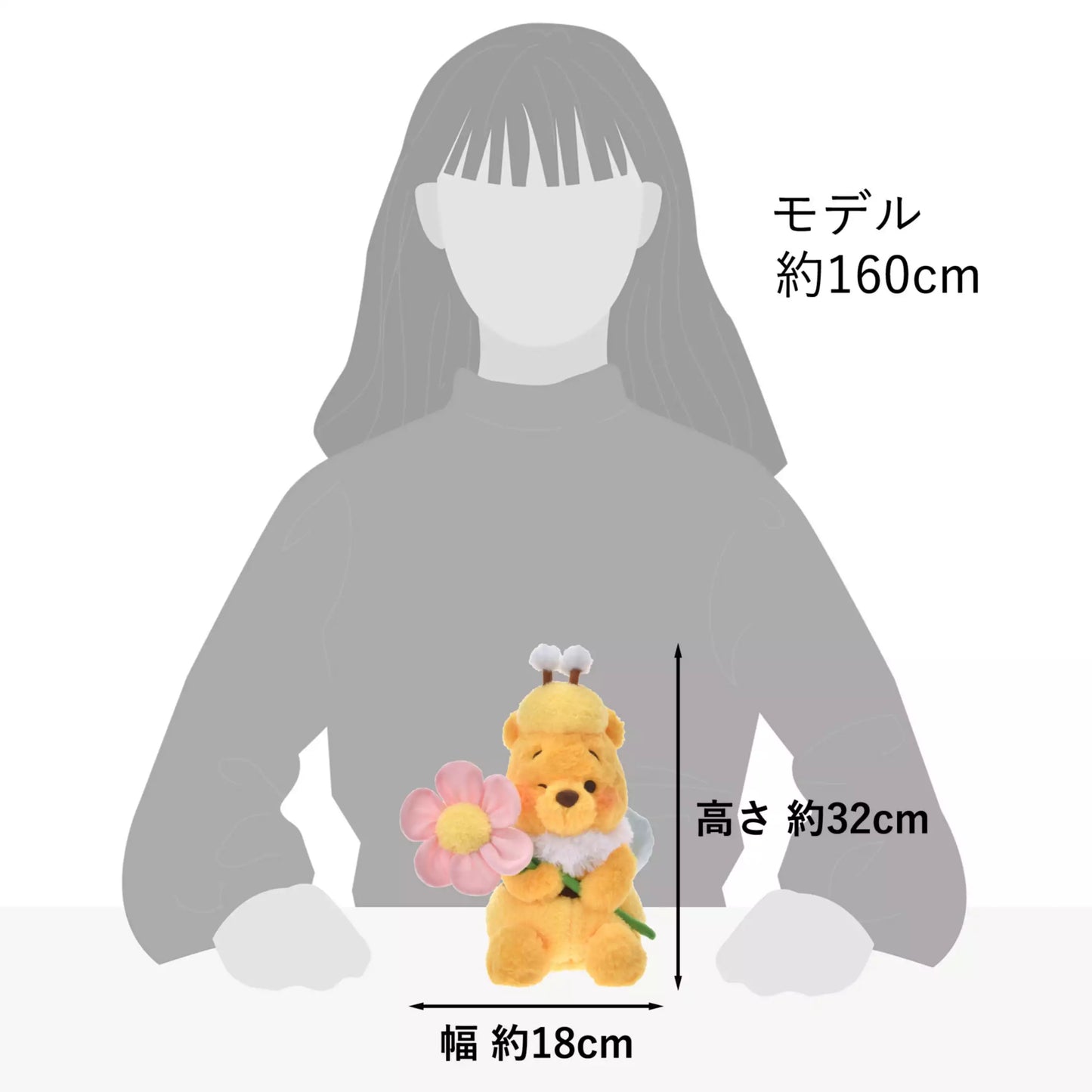 "Pre-Order" JDS/SHDS - Winnie the Pooh Plush Toy, Flower Garden 2025