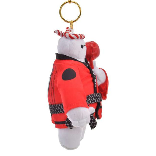 "Pre-Order" JDS - Baymax Big Hero 6 Plush Keychain Katakana Happi, Japanese Matsuri