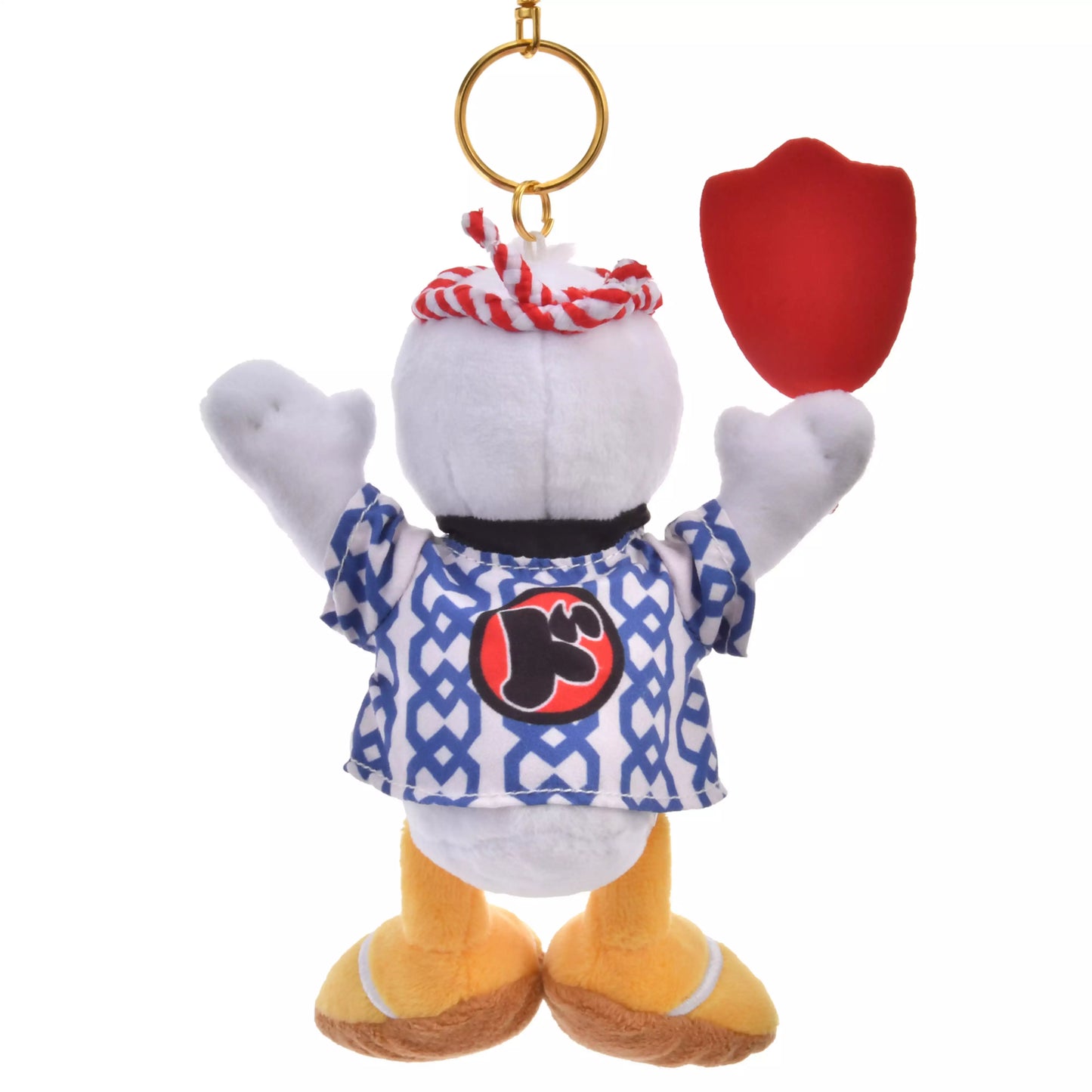 "Pre-Order" JDS - Donald Plush Keychain Katakana Happi, Japanese Matsuri