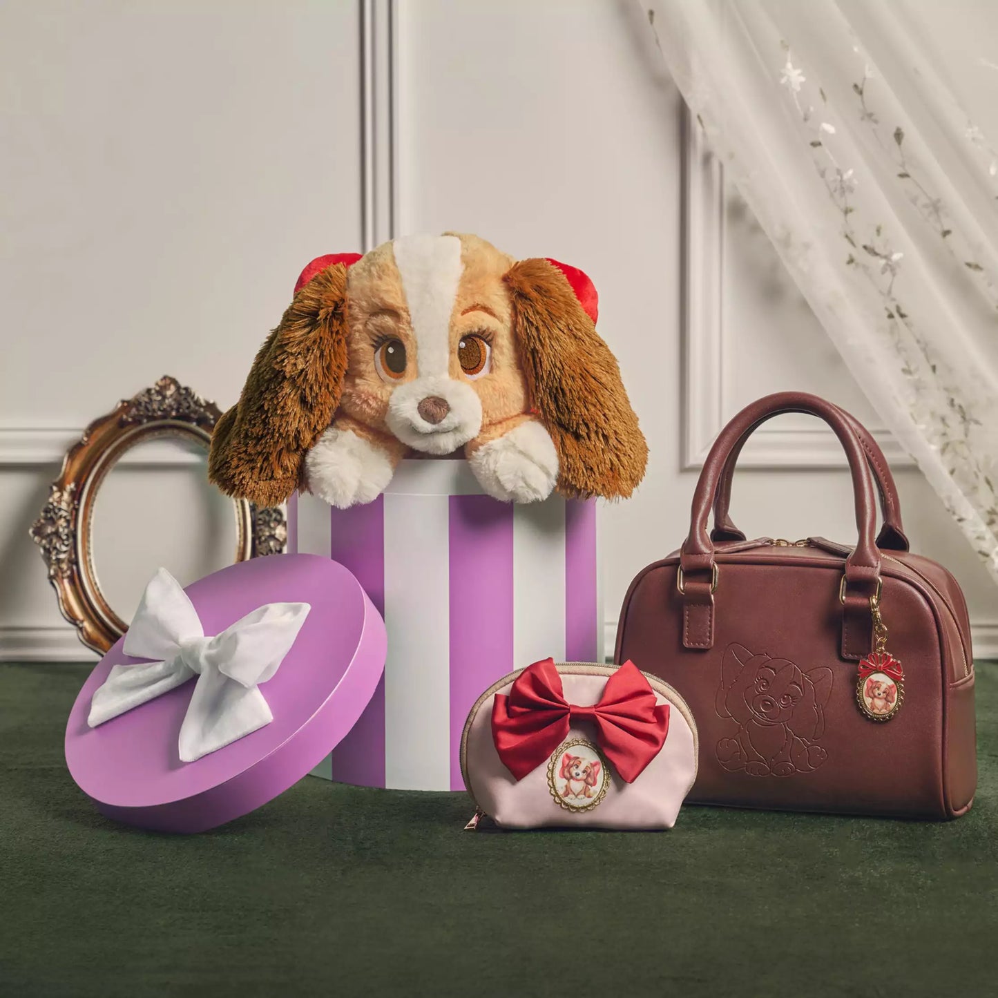 "Pre-Order" JDS - Lady Plush Toy in Box, LADY AND THE TRAMP 70TH