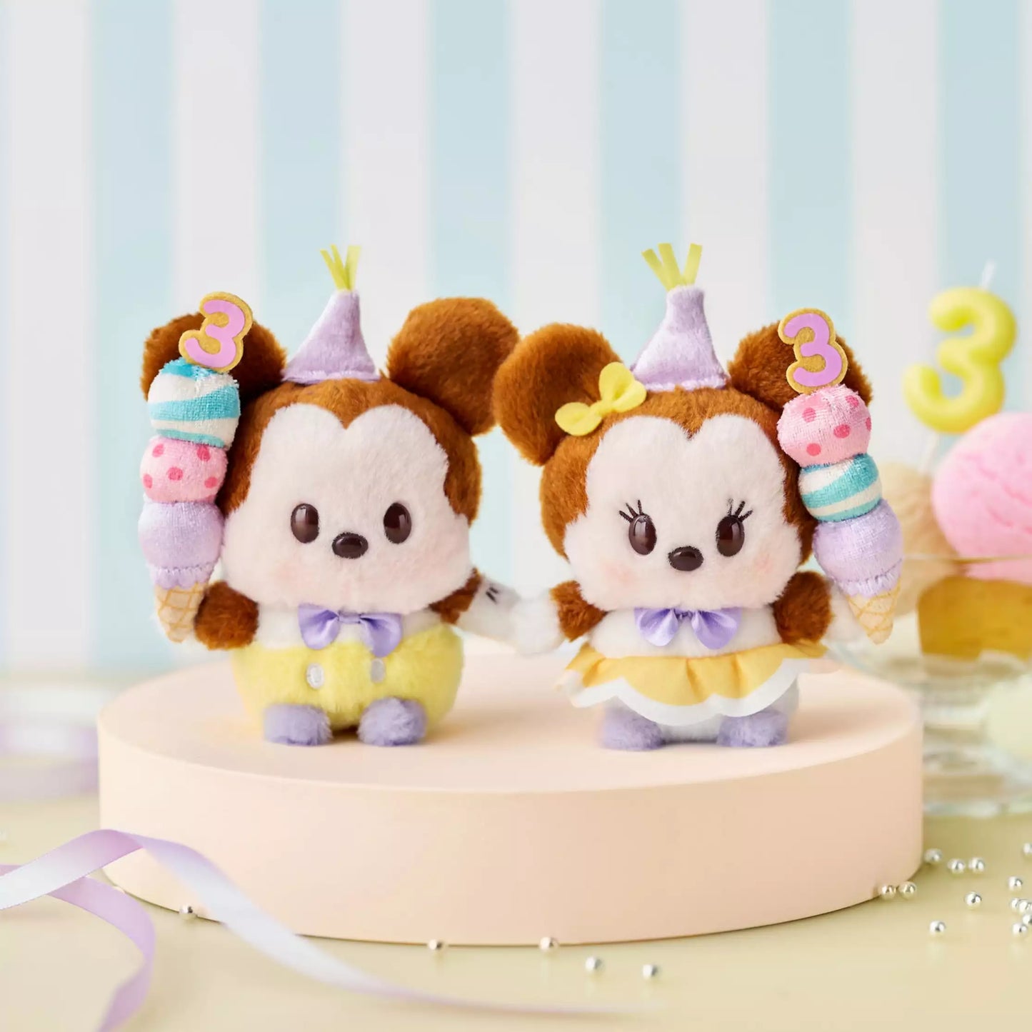 "Pre-Order" JDS - Mickey Mouse Plush Toy 3rd Anniversary Urupocha-chan