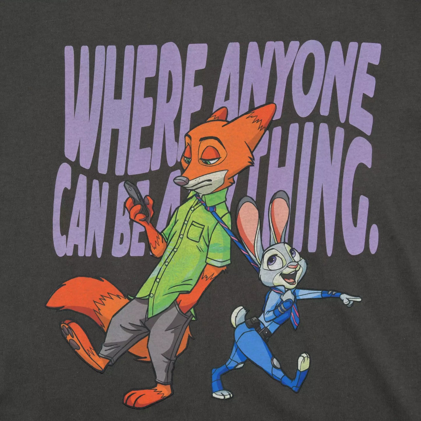 "Pre-Order" JDS - Judy Hopps & Nick Wilde, Lemming Businessman Short Sleeve T-Shirt ZOOTOPIA COMIC STYLE
