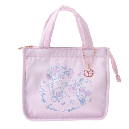 "Pre-Order" JDS - Winnie the Pooh & Piglet Cooler Bag and Pouch Set with Charm, Disney Sakura Collection 2026