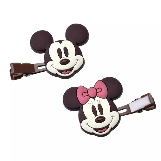 "Pre-Order" JDS - Mickey & Minnie Valentine's Day Chocolate Hair Clip Set, MAEGAMI Hair Zakka