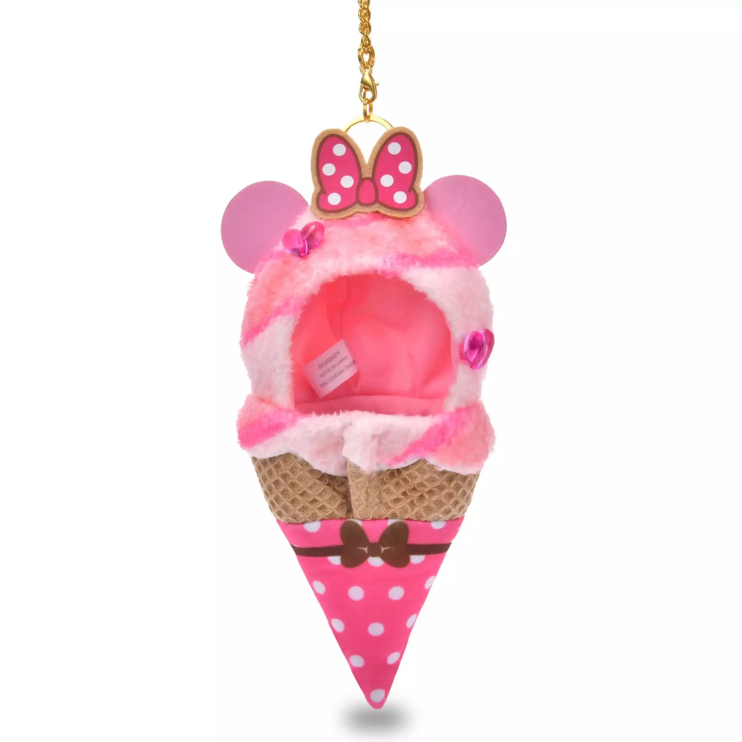 "Pre-Order" JDS - Minnie Mouse Plush Keychain, Ice Cream Pocket 2026