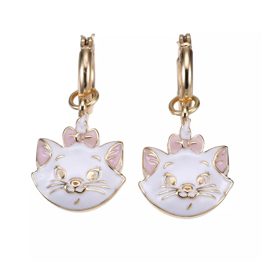 "Pre-Order" JDS - Marie Hoop Earrings 2-Way Style, Face Character Motif 2026