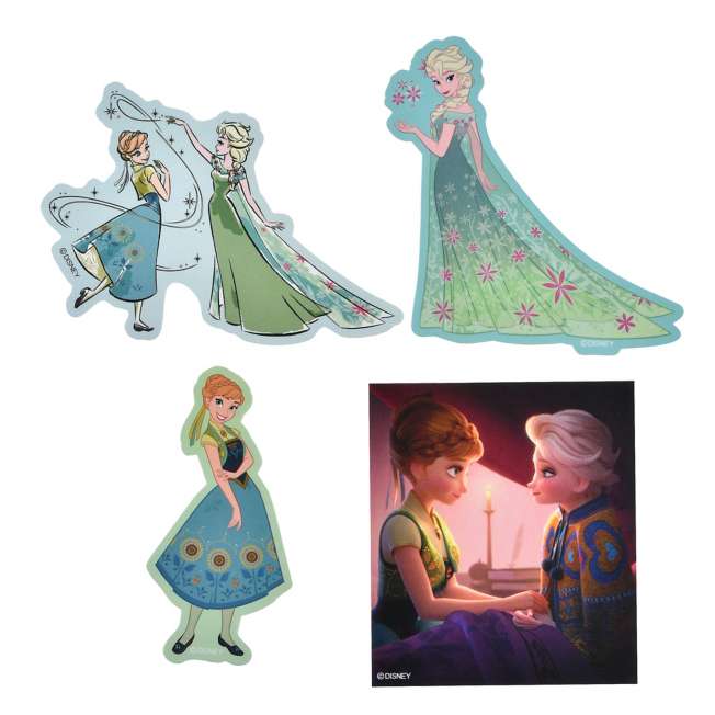"Pre-Order" JDS - Anna & Elsa Sticker set, FROZEN FEVER 2026