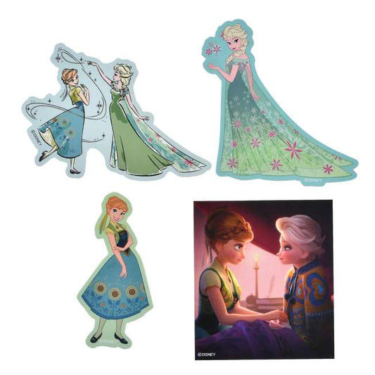 "Pre-Order" JDS - Anna & Elsa Sticker set, FROZEN FEVER 2026