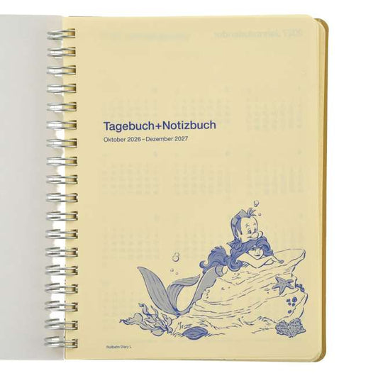 "Pre-Order" JDS - The Little Mermaid Rollbahn Schedule Book, CALENDAR & ORGANIZER 2027