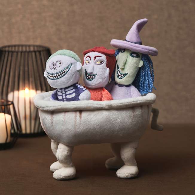 "Pre-Order" JDS - Rock, Shock, and Barrel Plush Toy Set with Walking Bathtub, Disney StandDs TIM BURTON'S THE NIGHTMARE BEFORE CHRISTMAS 2026