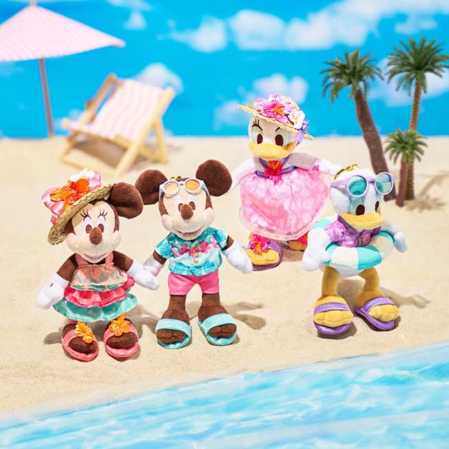"Pre-Order" JDS - Daisy Duck Plush Keychain, SUMMER STYLE 2026
