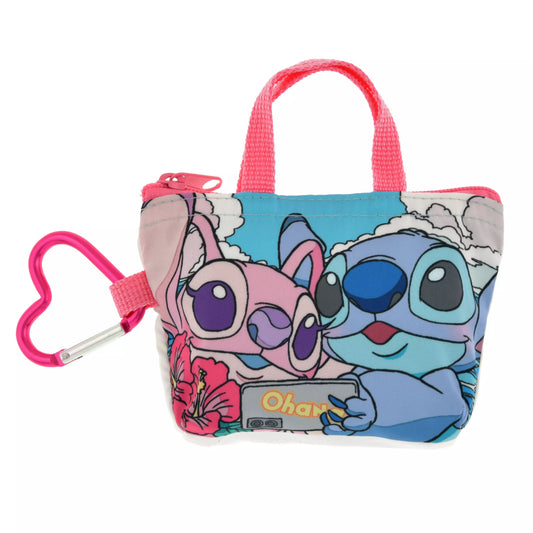 "Pre-Order" JDS - Stitch & Angel Shopping Bag/Eco Bag with Pouch, Stitch & Angel 2026