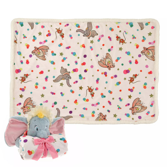 "Pre-Order" JDS - Dumbo & Timothy Blanket with Plush Toy, Disney Dumbo 85th Anniversary 2026
