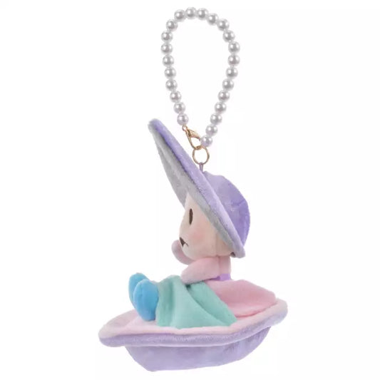 HKDL - Young Oyster Seashells Plush Keychain Pearl Chain (Young Oyster Collection - Alice in Wonderland)【Ready Stock】