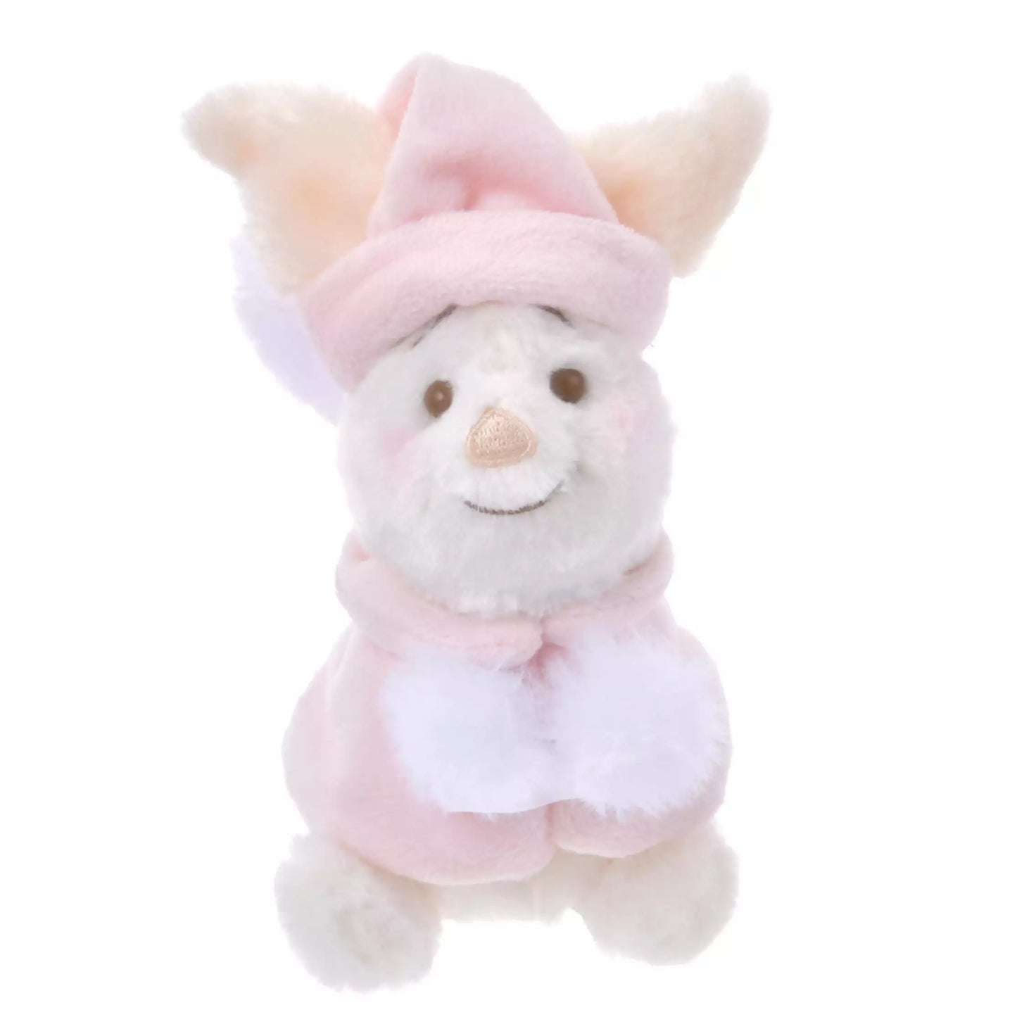 "Pre-Order" JDS - Piglet Plush Keychain - Fruit Latte Color WHITE POOH, 2024 Winter Collection