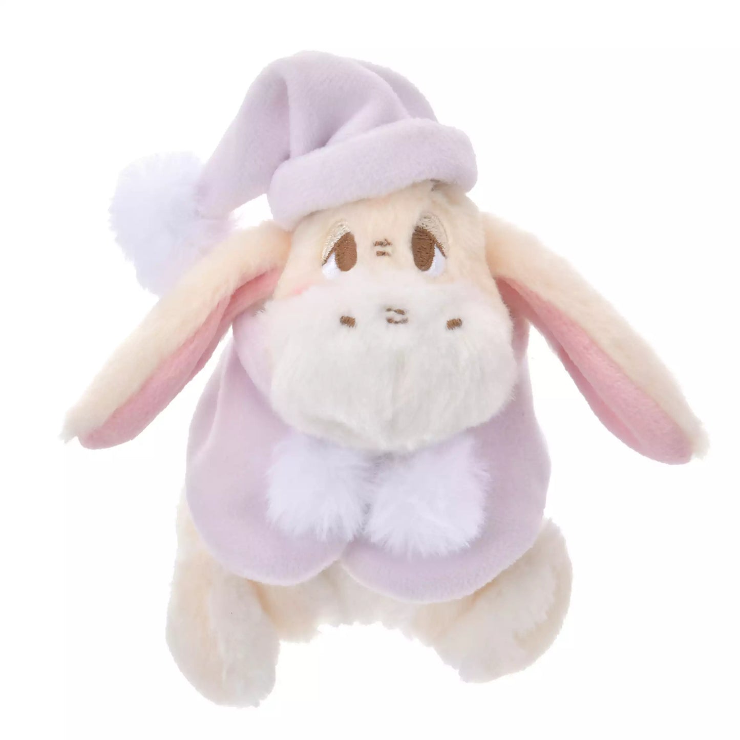 "Pre-Order" JDS - Eeyore Plush Keychain - Fruit Latte Color WHITE POOH, 2024 Winter Collection
