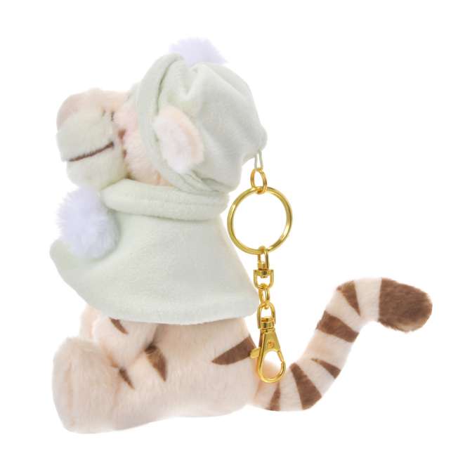 "Pre-Order" JDS - Tigger Plush Keychain - Fruit Latte Color WHITE POOH, 2024 Winter Collection