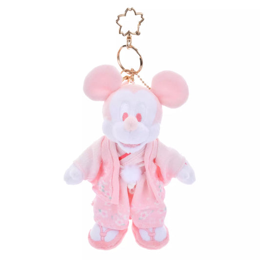 "Pre-Order" JDS - Mickey Kimono Plush Keychain (Japanese SAKURA 2025)