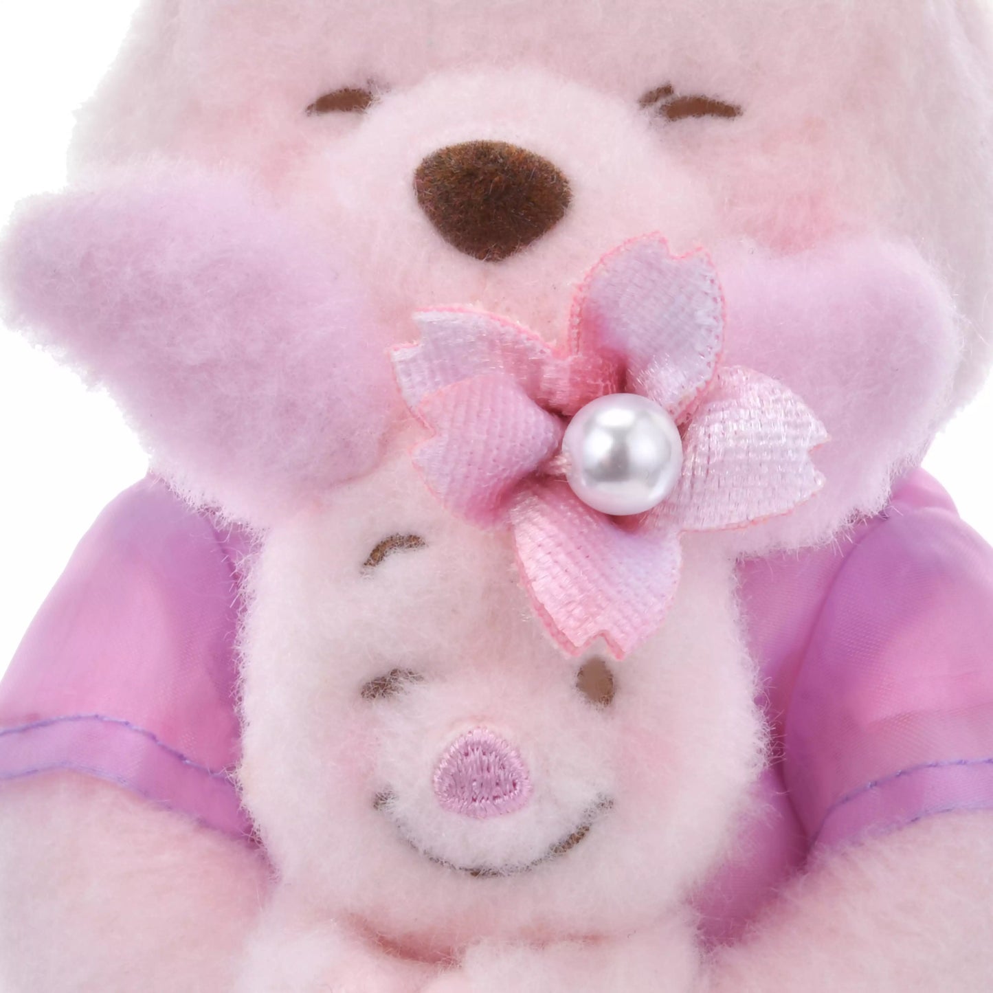 "Pre-Order" JDS - Winnie the Pooh & Piglet Plush Keychain (Japanese SAKURA Pink 2025)